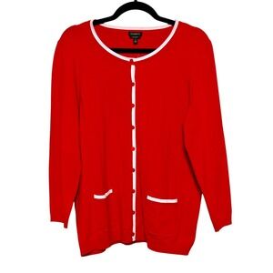 NWT Talbots Old Money French Girl Cardigan Womens Size L  Coquette Classic Retro